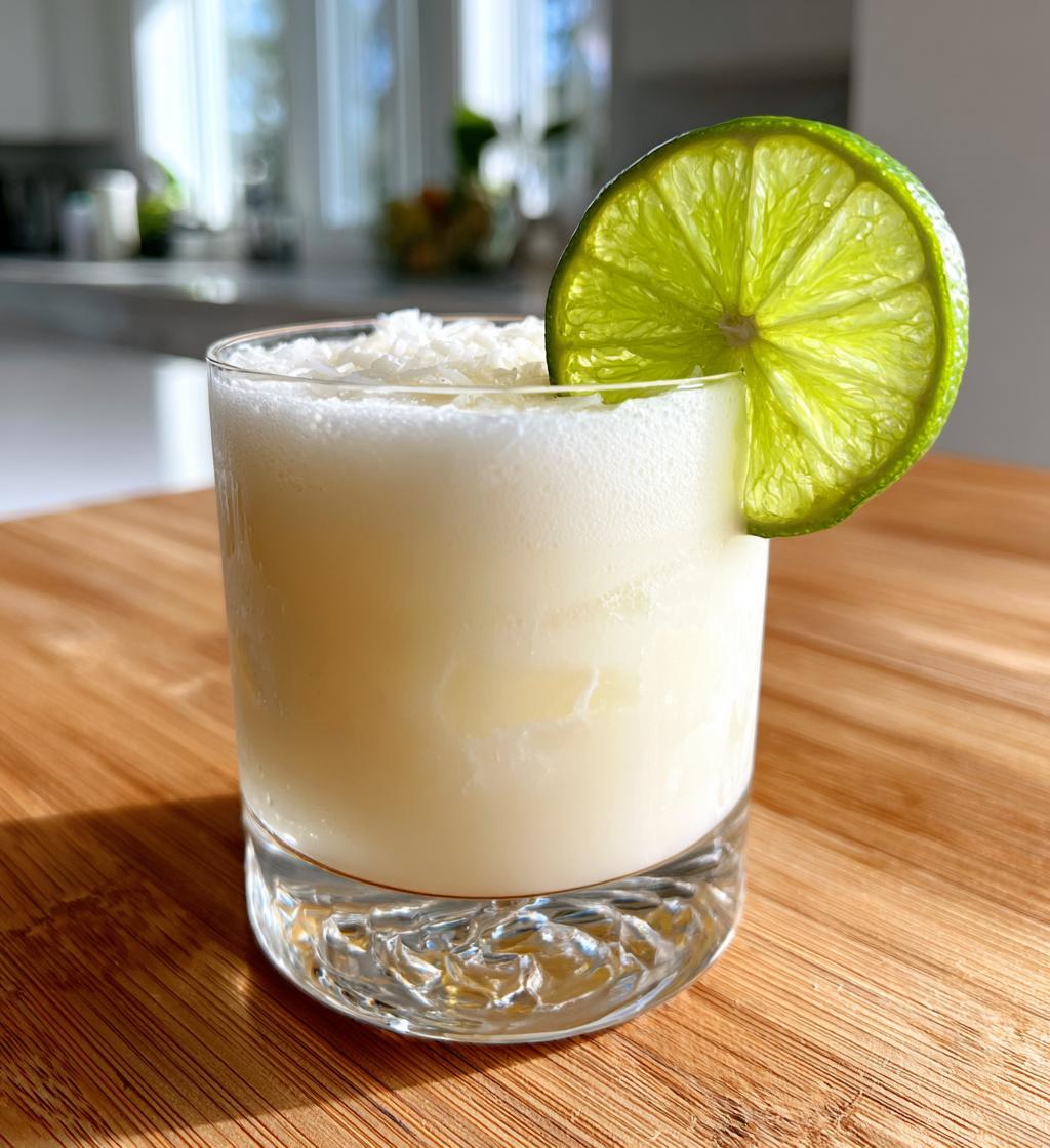 coconut margarita - detail 1