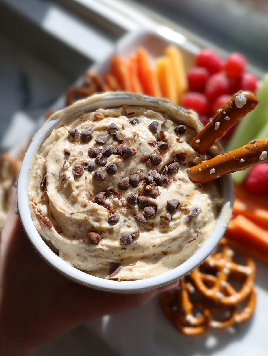 cookie dough dip - detail 1