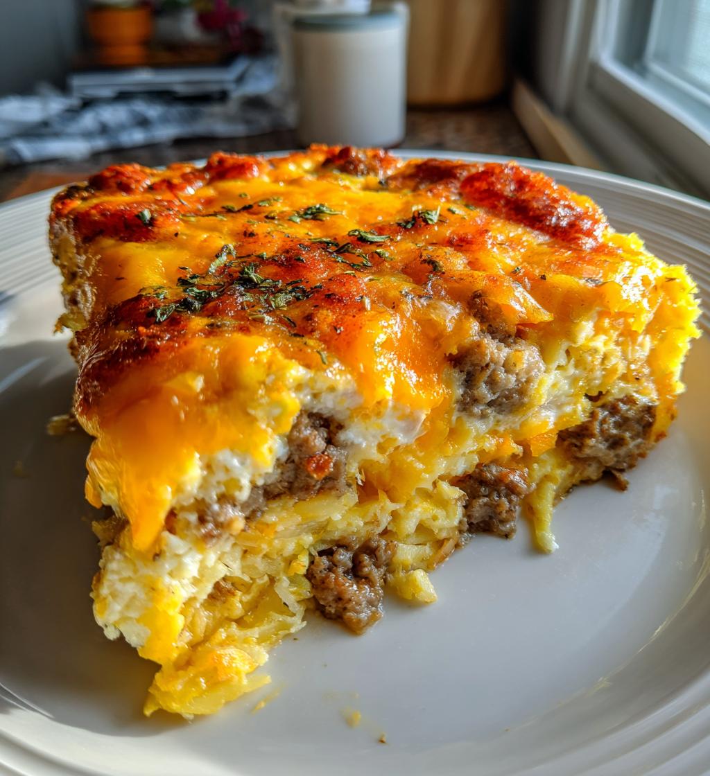 crack breakfast casserole - detail 1