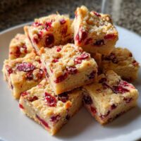 cranberry orange shortbread