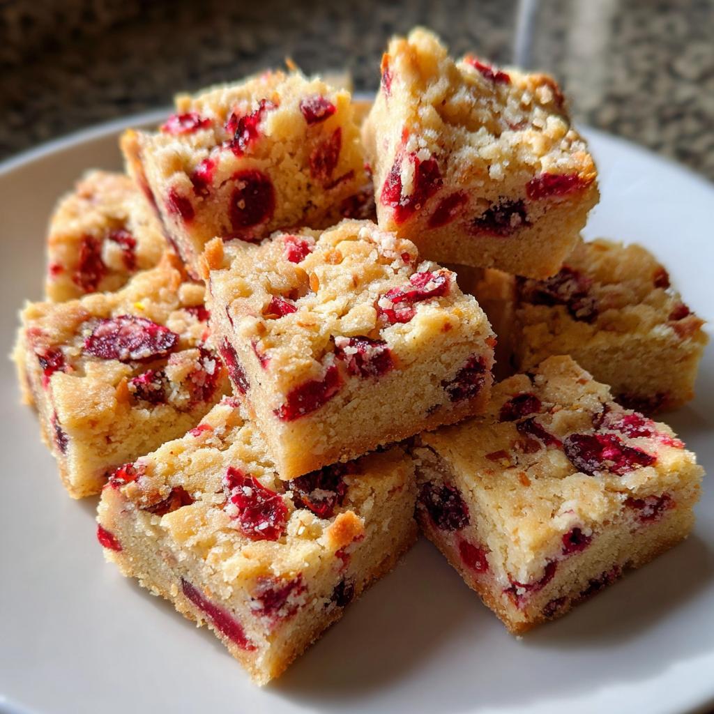 cranberry orange shortbread
