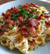 creamy bacon pasta