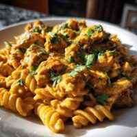 creamy butter chicken pasta