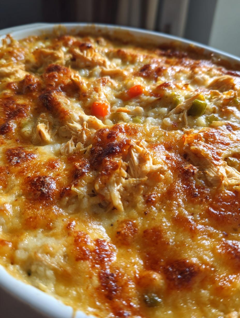 creamy chicken rice casserole delight - detail 1