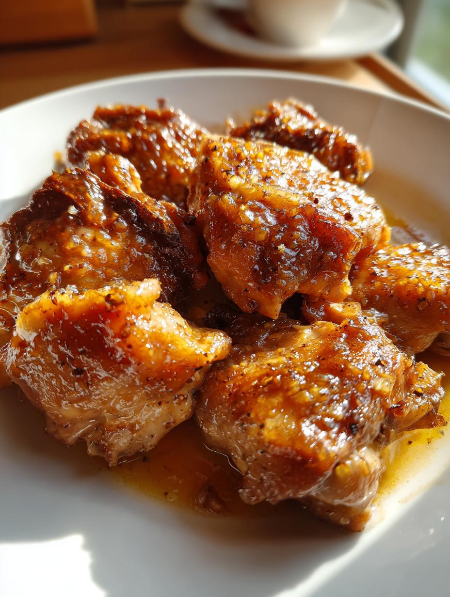 crockpot honey garlic chicken recipe - detail 1