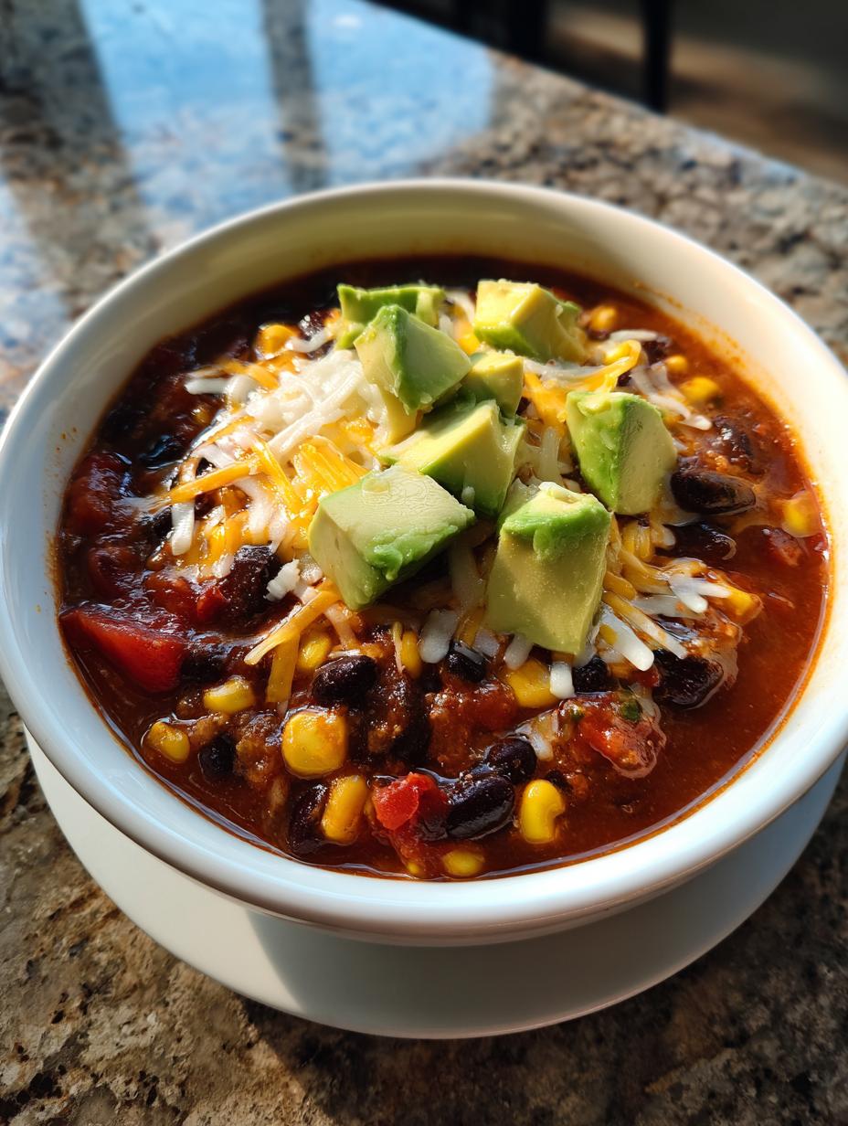 crockpot taco soup recipe - detail 1