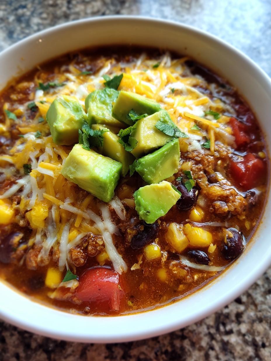 crockpot taco soup recipe
