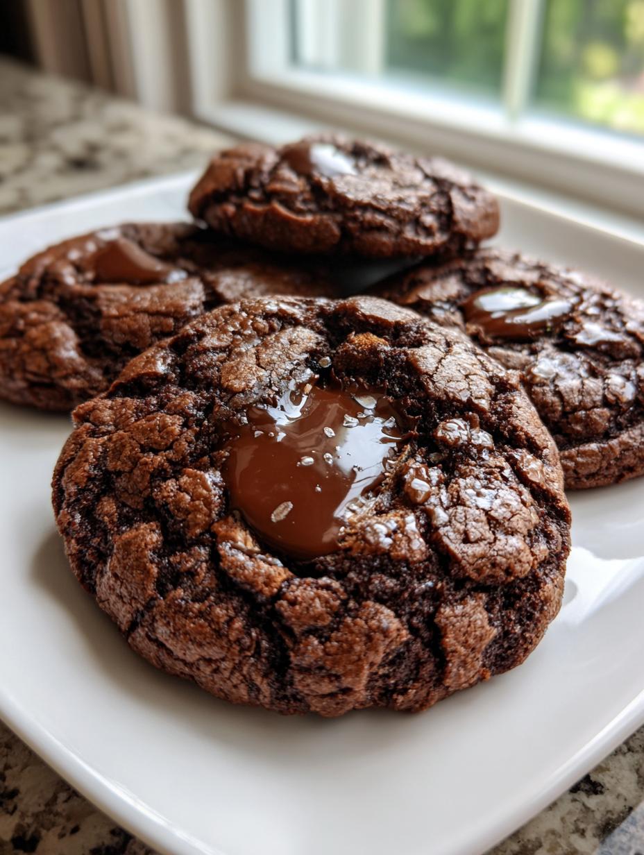 dark chocolate decadence cookies - detail 1
