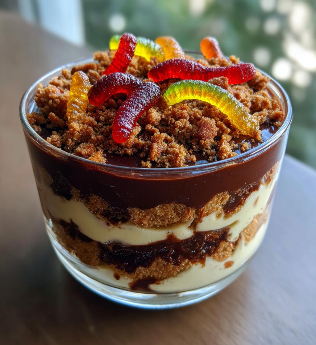 dirt cake - detail 1