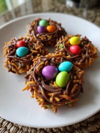 easter birds nest cookies