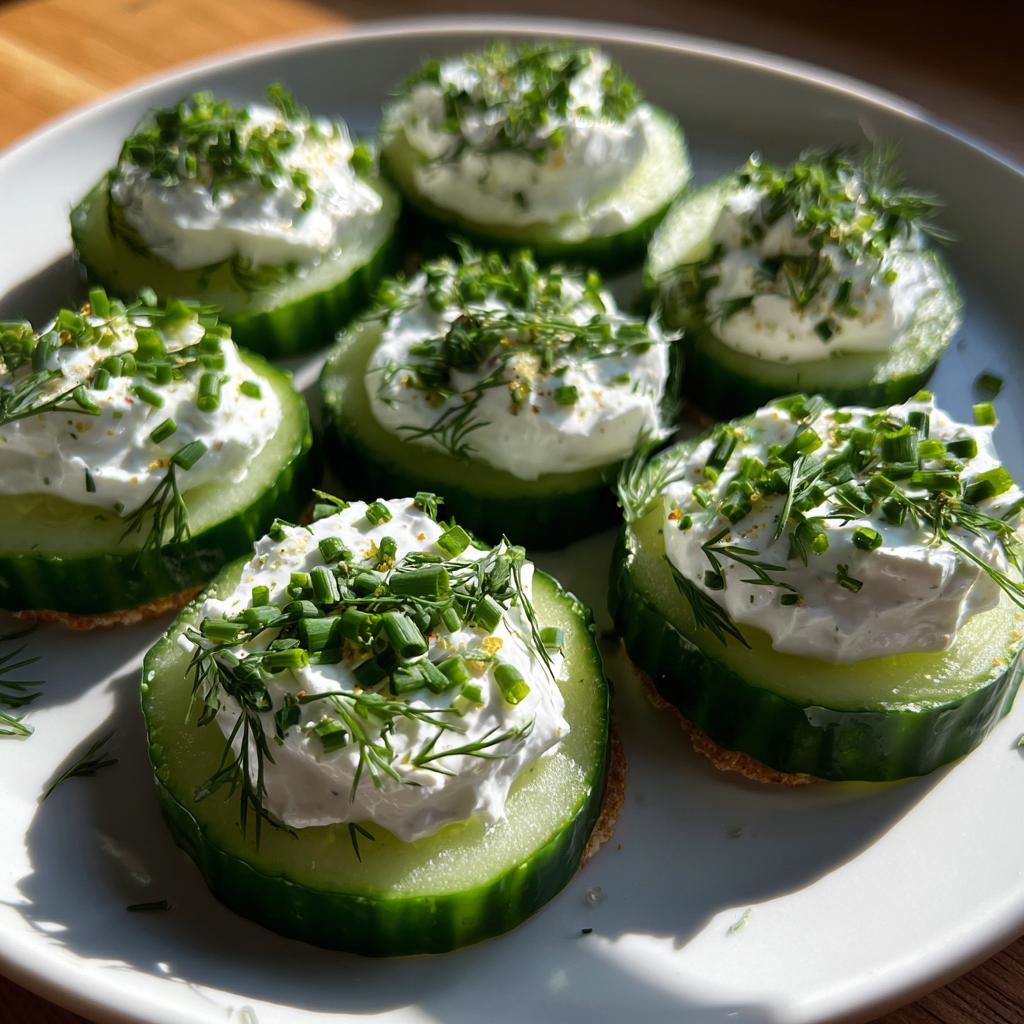 easy cucumber appetizer