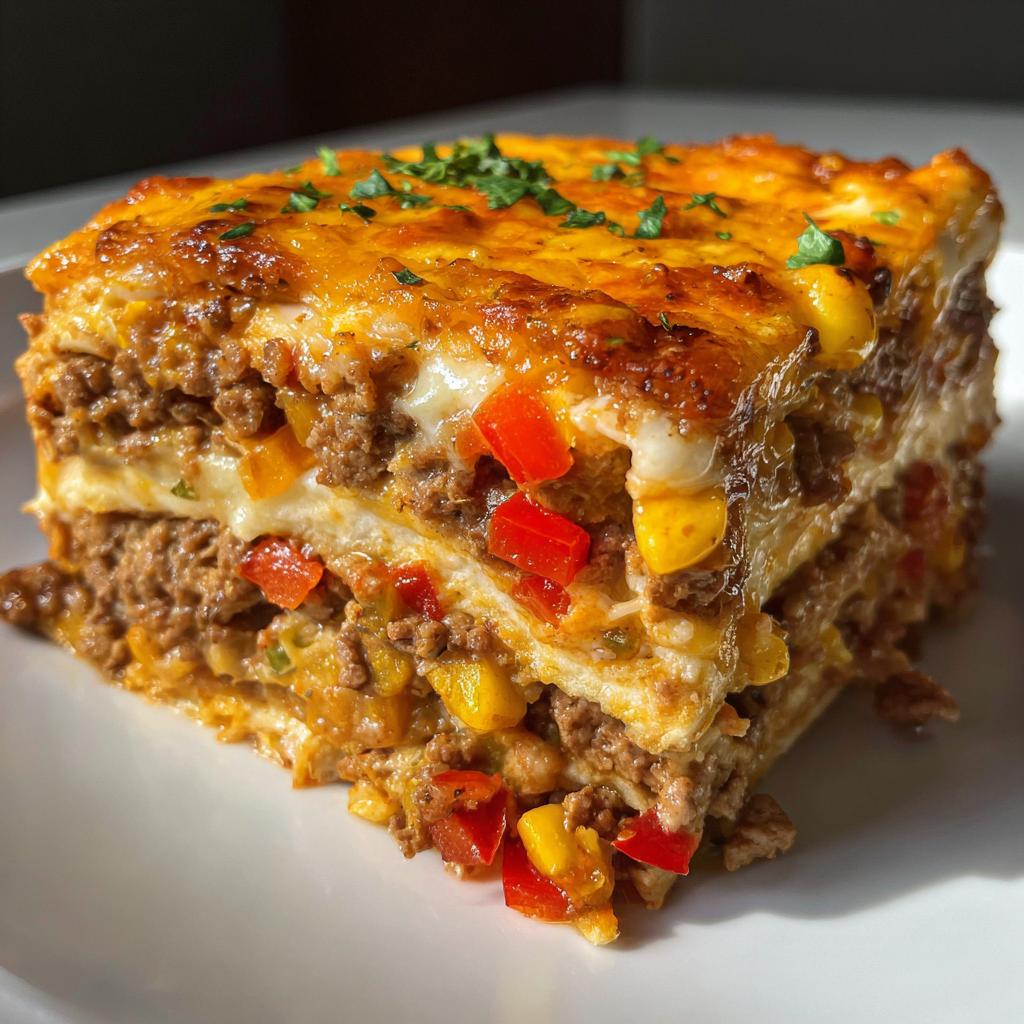 easy enchilada bake - detail 1