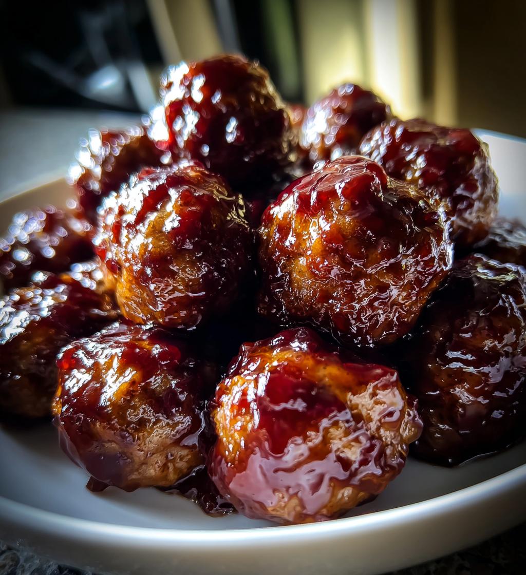 easy grape jelly meatballs recipe