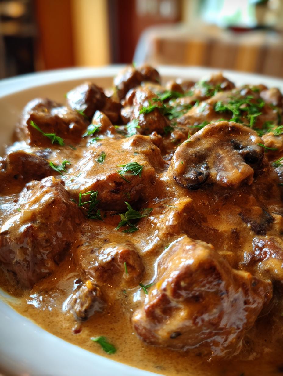 easy no peek beef tips