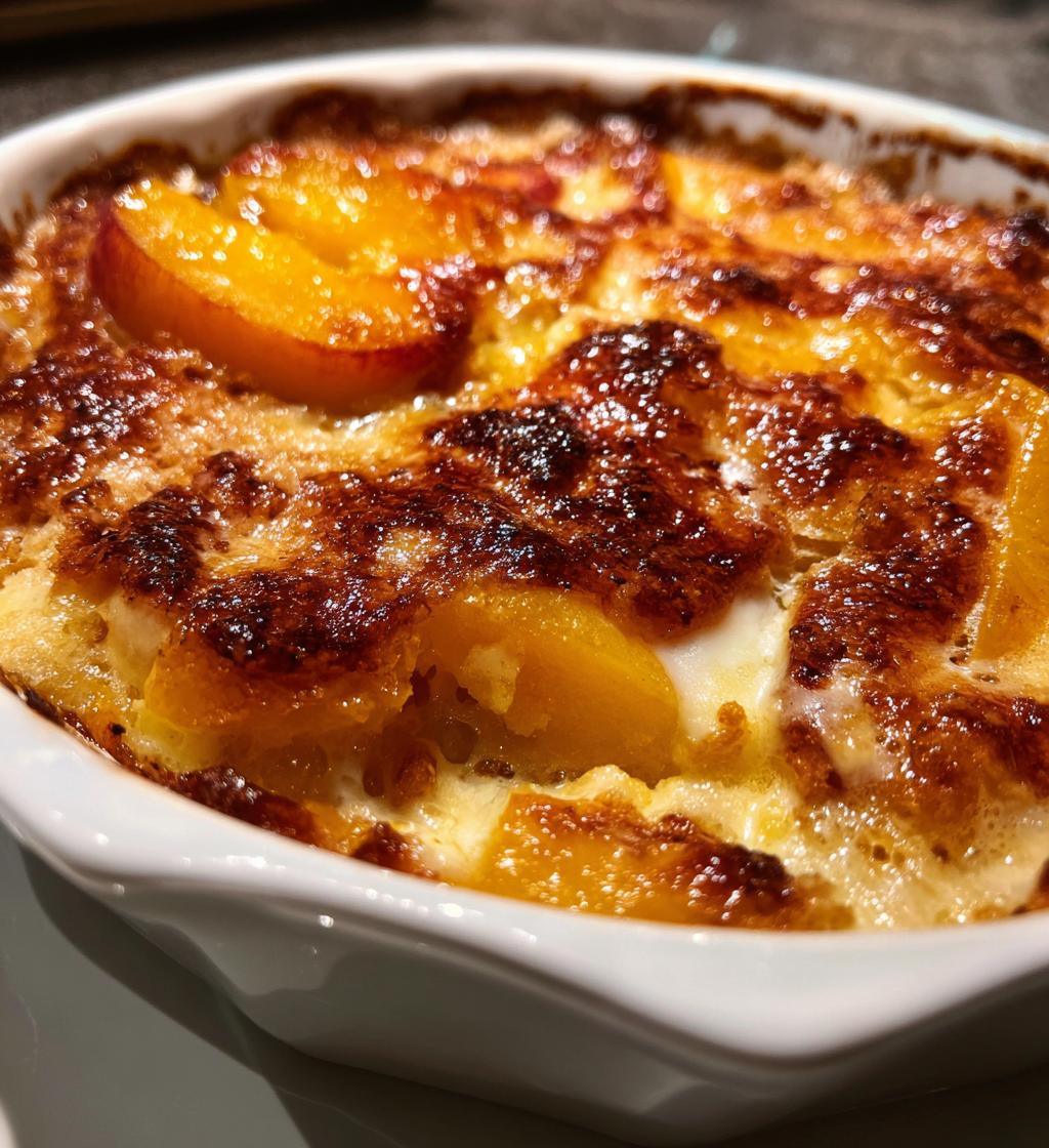 easy peach cobbler - detail 1