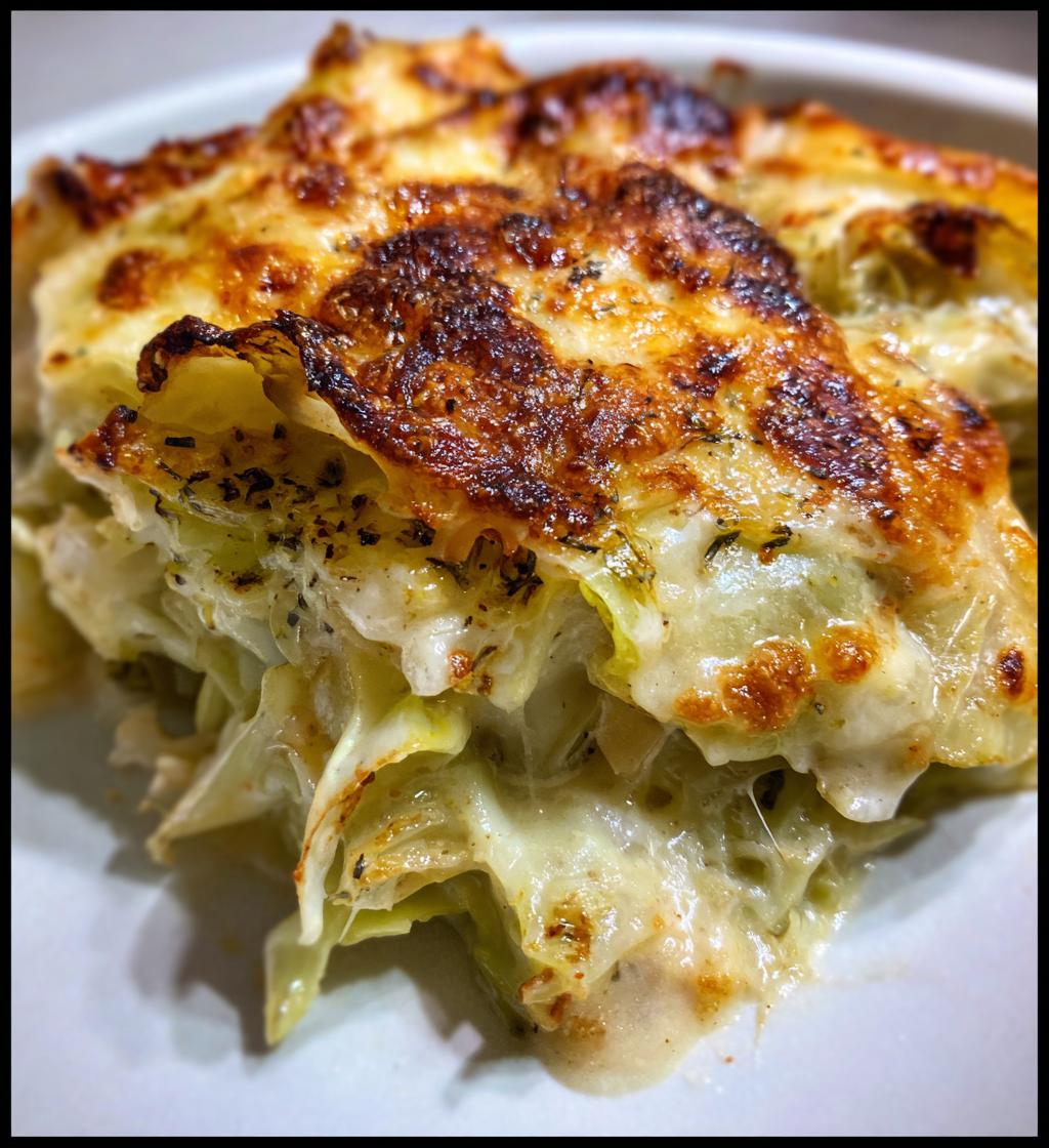 easy scalloped cabbage - detail 1