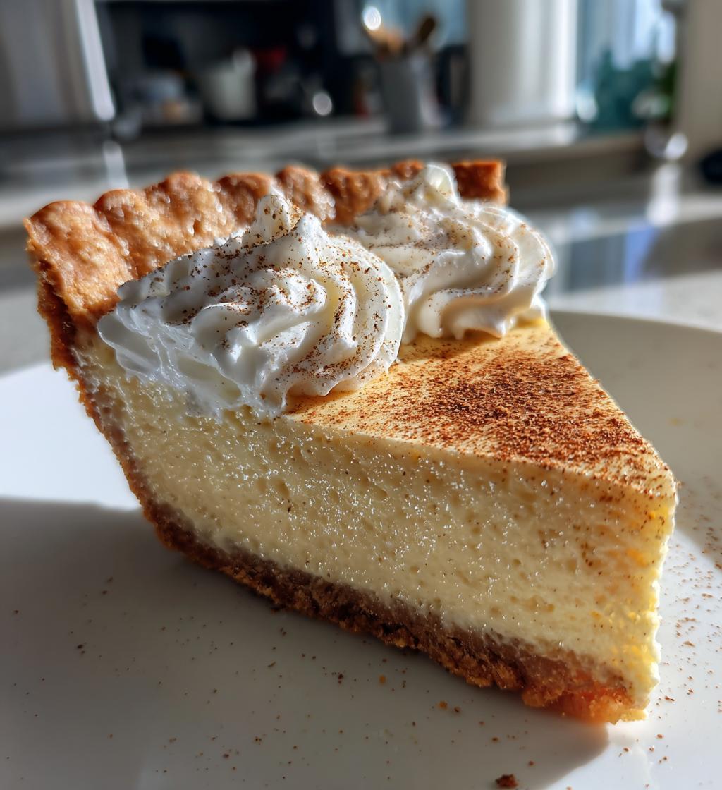 eggnog pie - detail 1