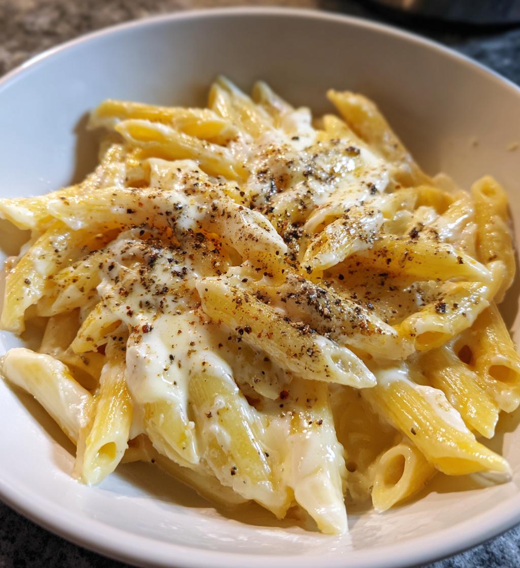 four cheese pasta - detail 1