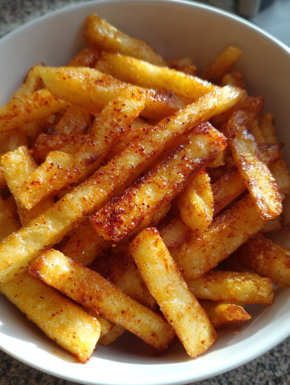 french fries in air fryer
