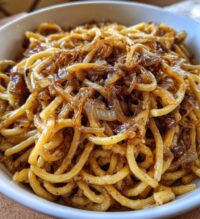 french onion pasta