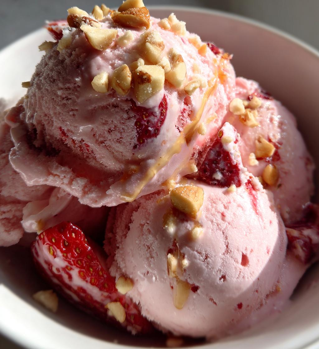 frozen strawberry desserts - detail 1