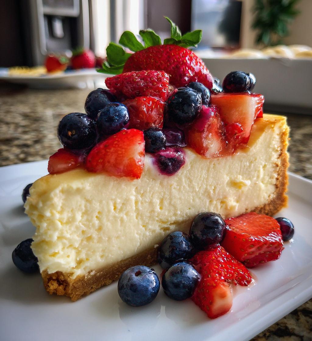 fruit salad cheesecake - detail 1