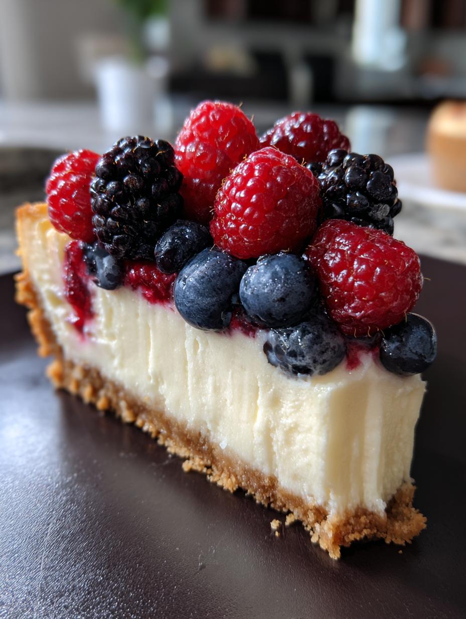 fruits of the forest cheesecake