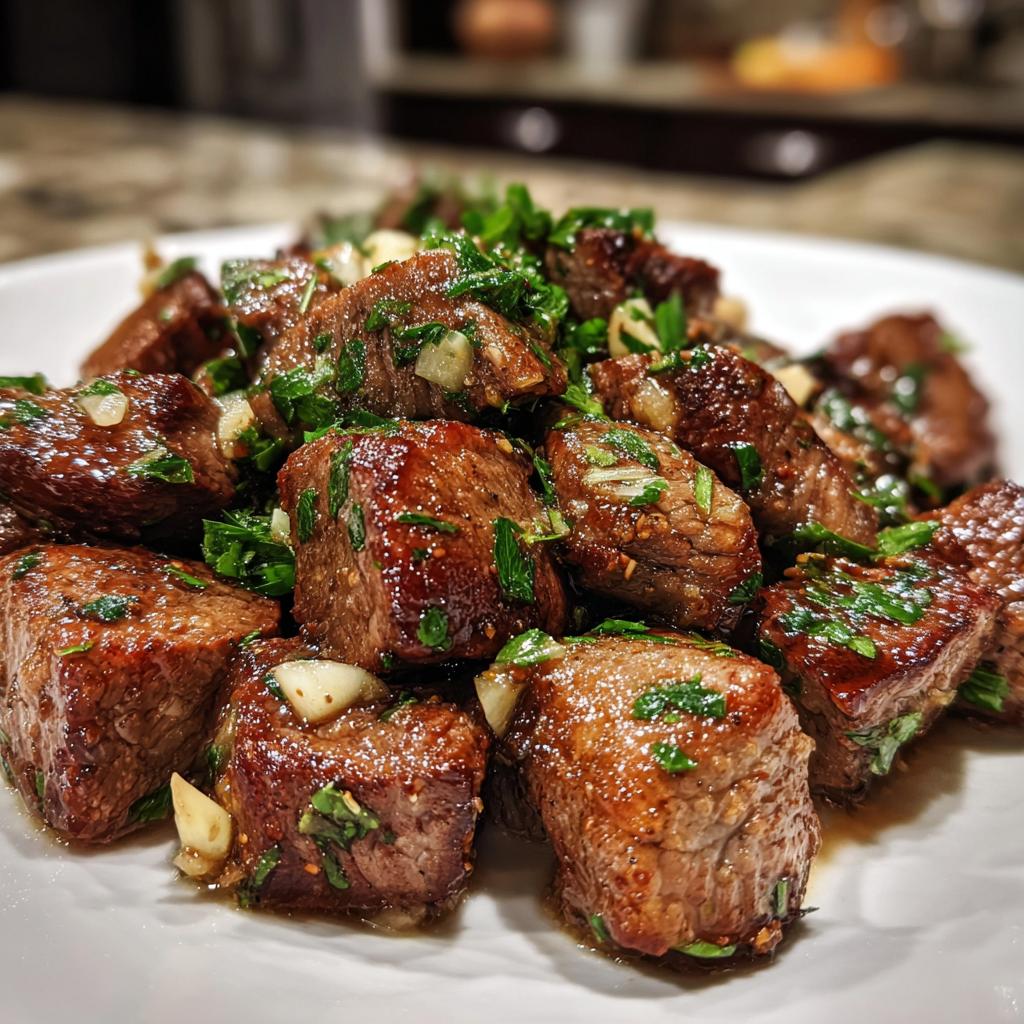 garlic butter steak bites - detail 1