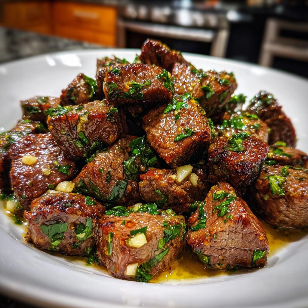 garlic butter steak bites