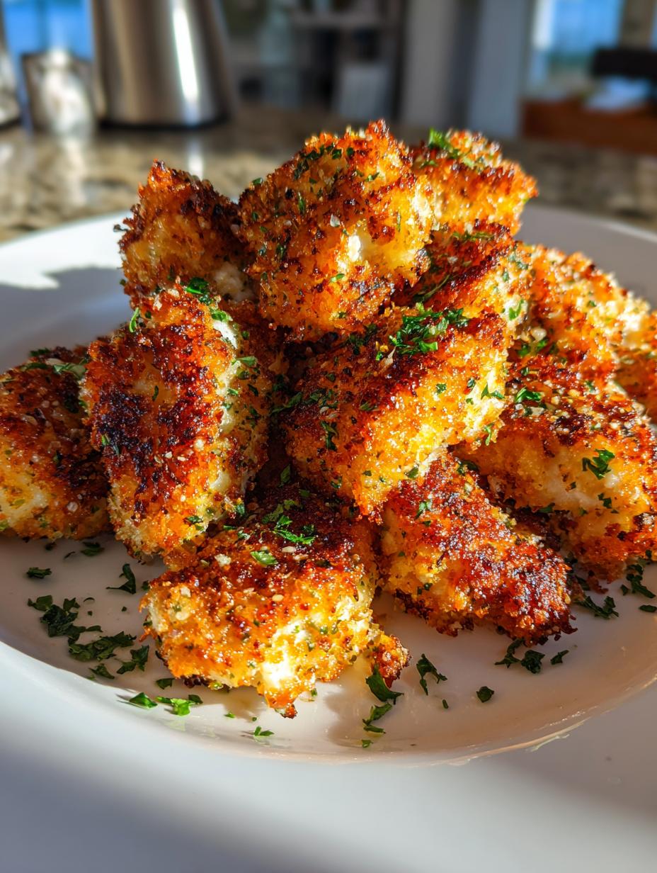 garlic parmesan chicken bites