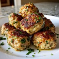garlic parmesan meatballs