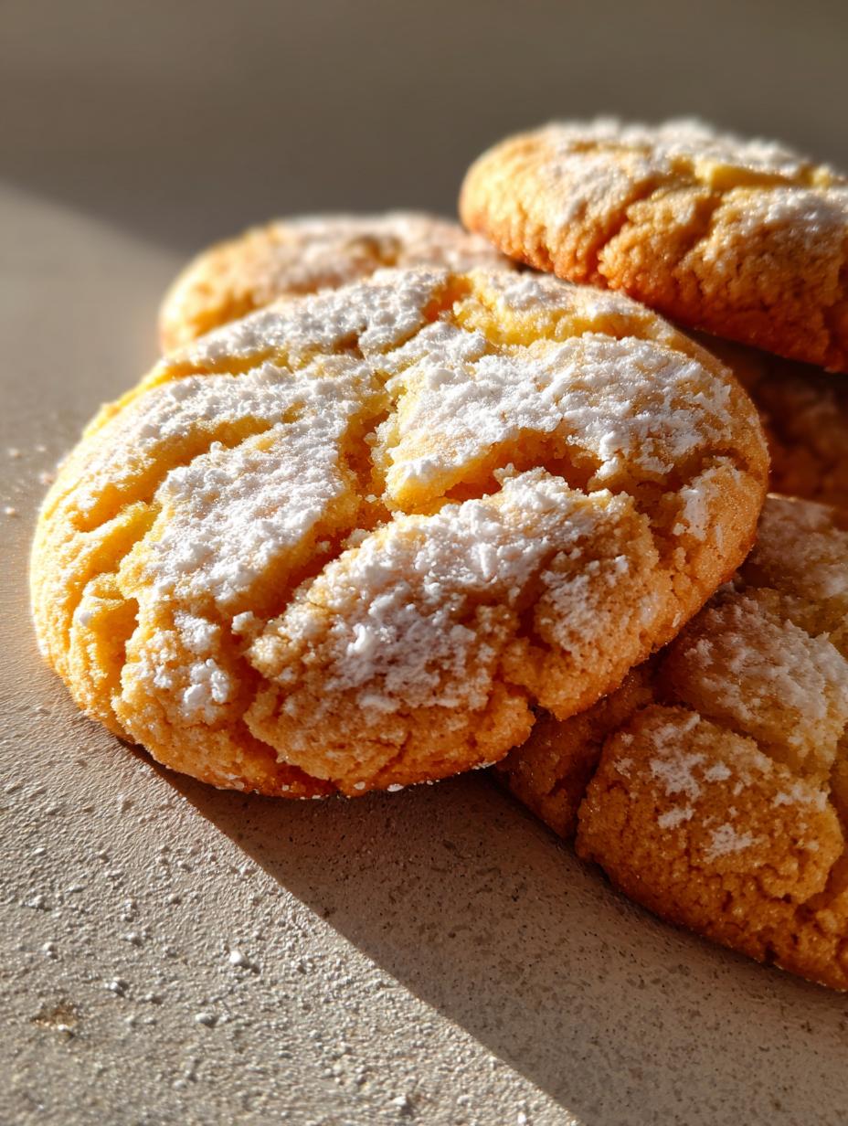 gooey butter cookies - detail 1