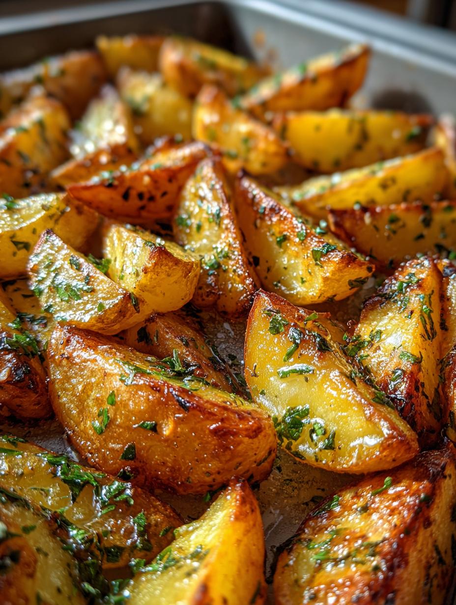 greek potatoes - detail 1