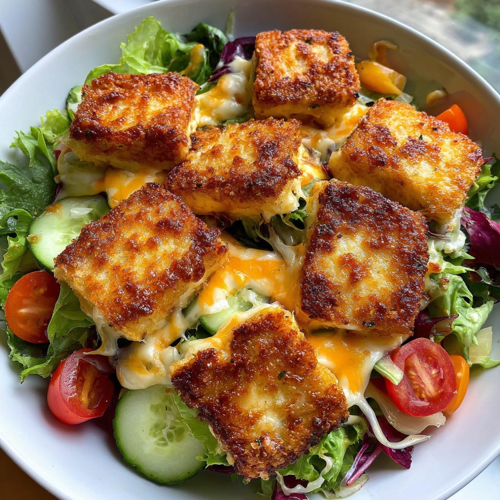 grilled cheese salad