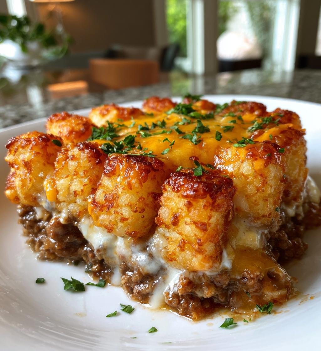 ground beef recipes tater tots - detail 1