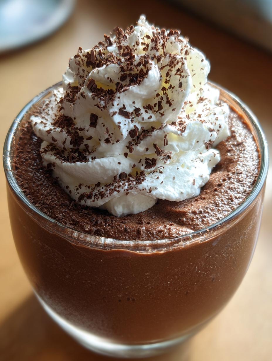 groundhog day chocolate mousse - detail 1