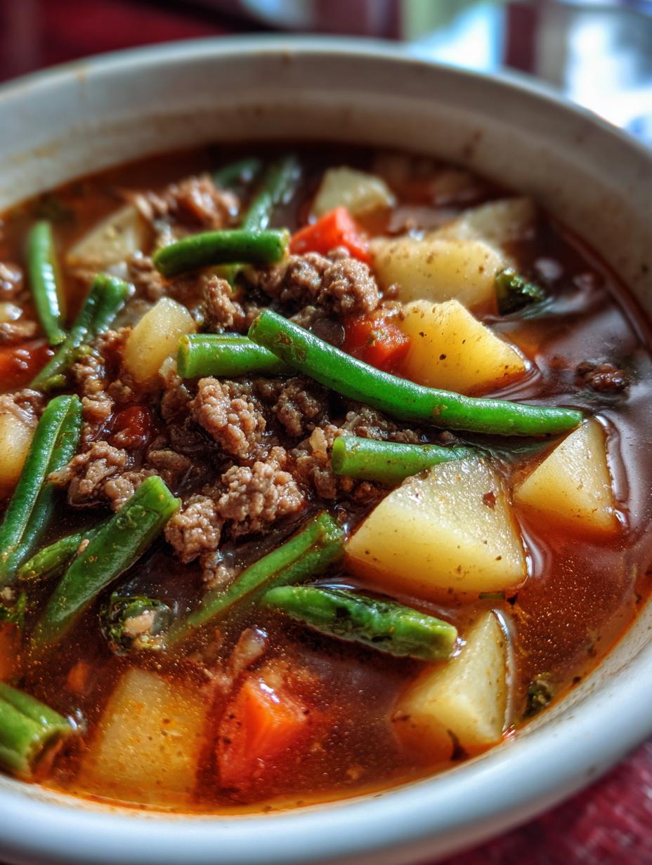hamburger soup recipe - detail 1