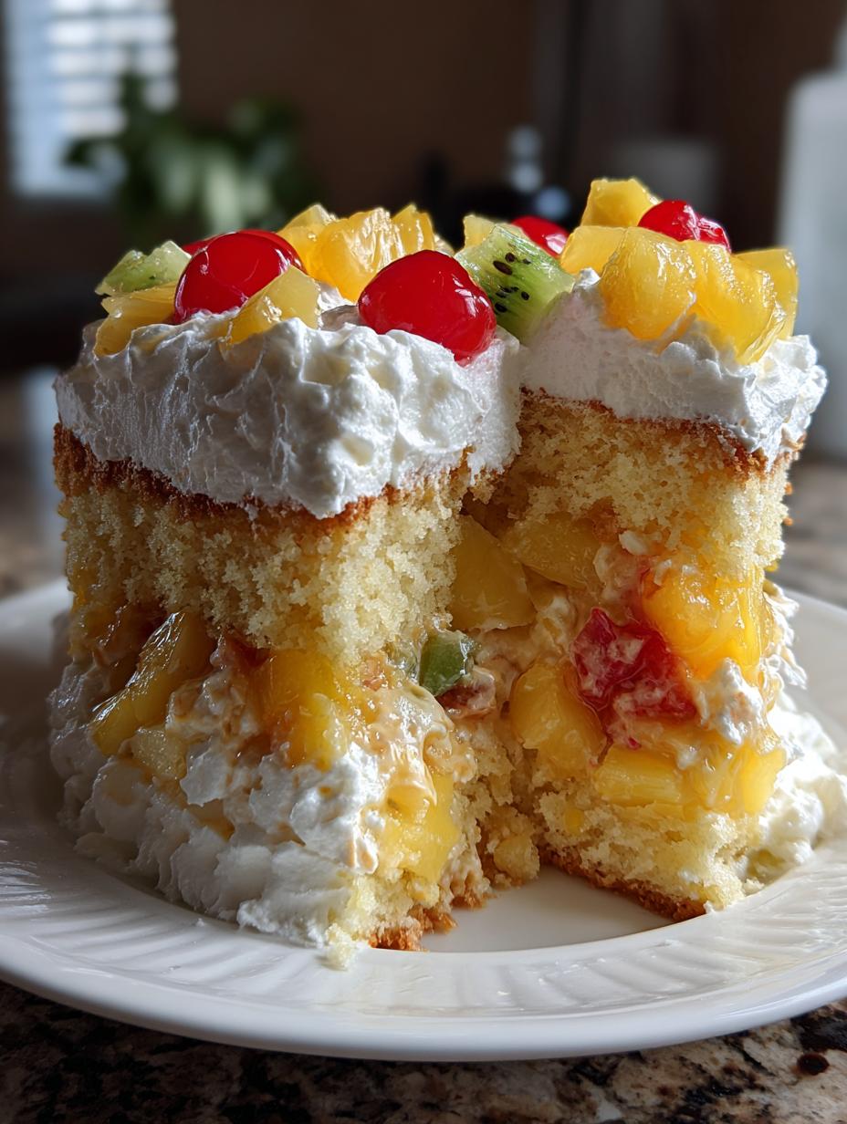 hawaiian cake recipe with whipped cream - detail 1