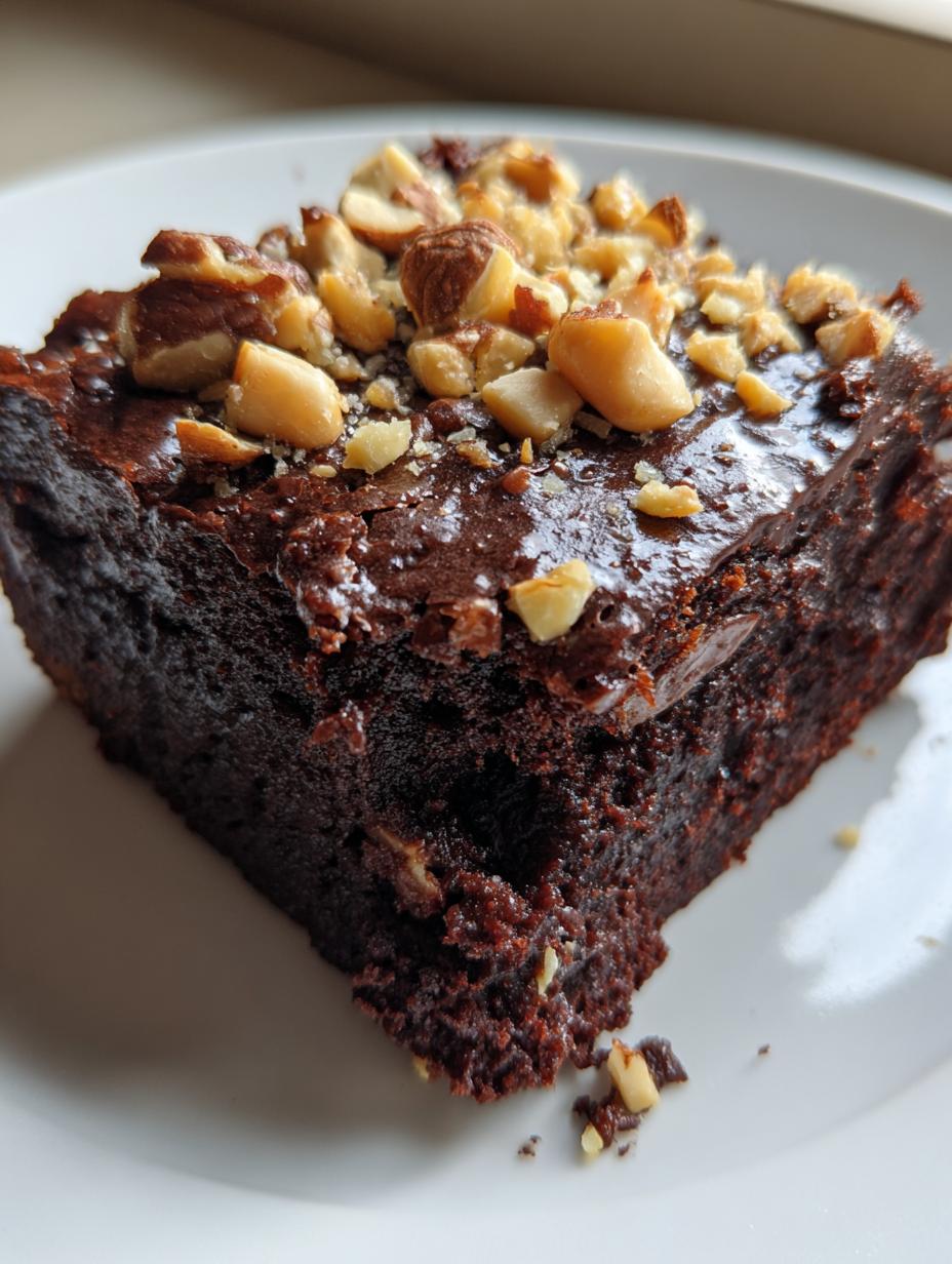 heavenly hazelnut brownies - detail 1