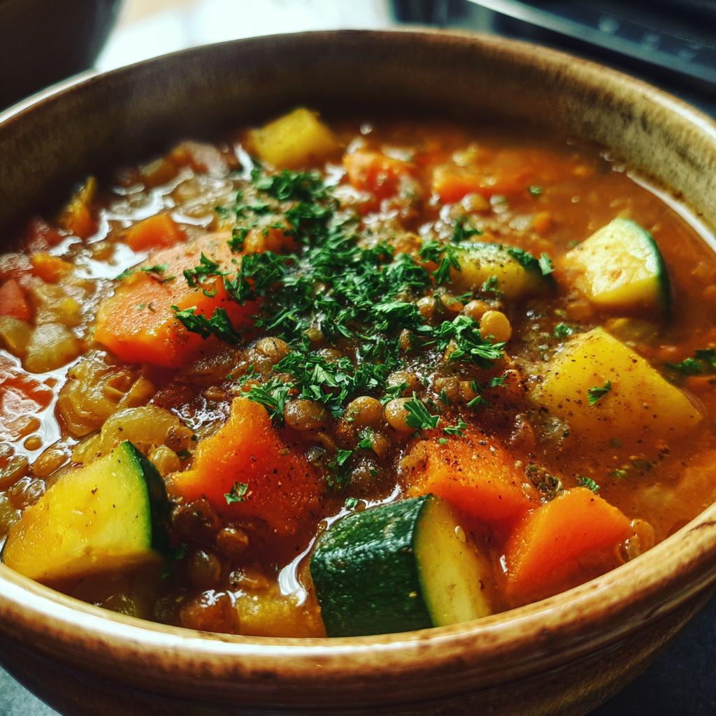 high protein vegetable soup