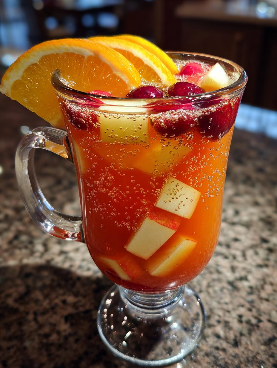 holiday spiced apple punch mocktail recipe