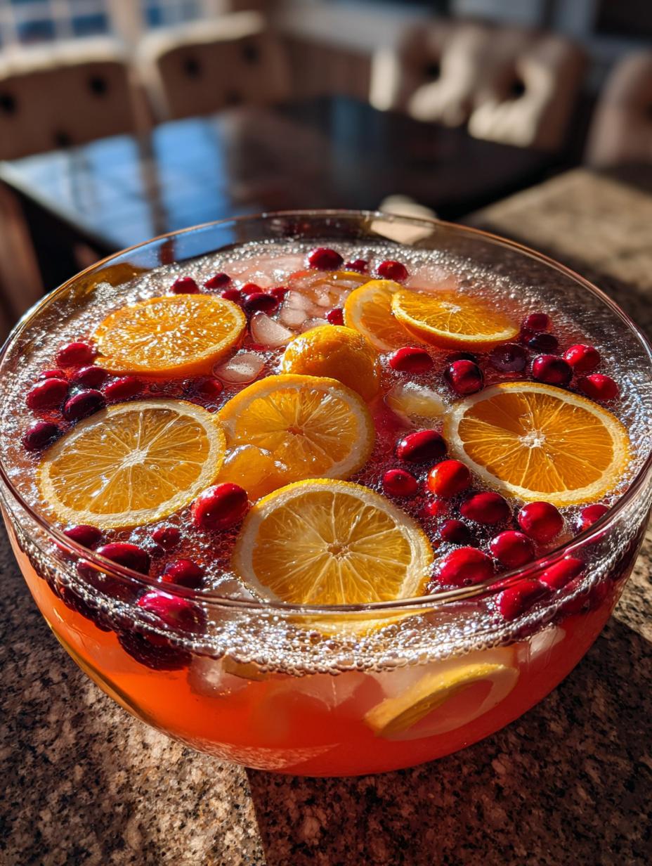 holiday spiked punch cocktail recipe - detail 1