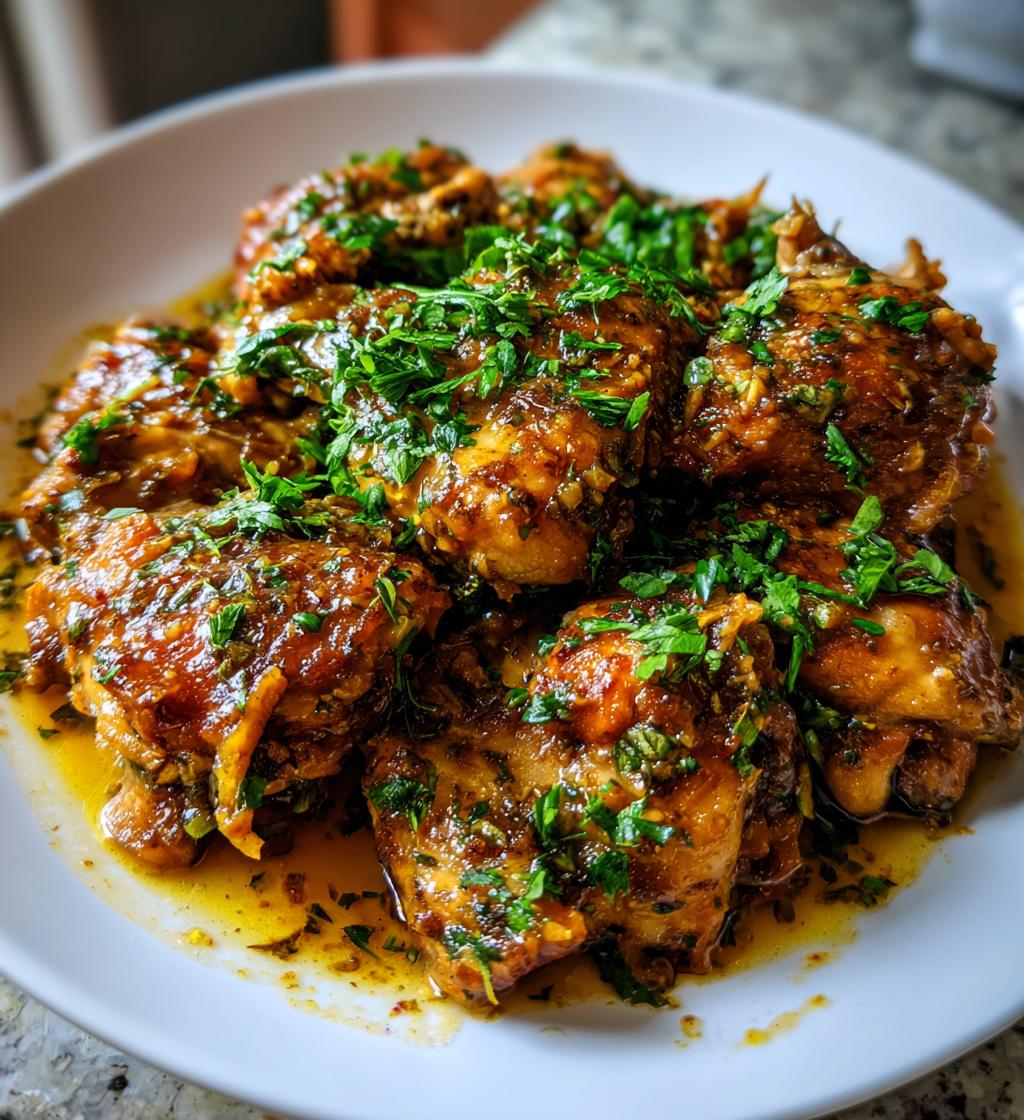 honey garlic crock pot chicken thighs