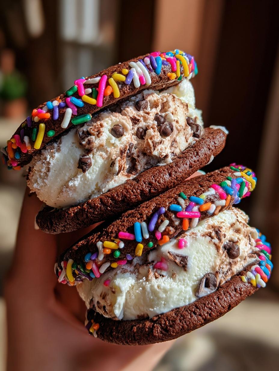 ice cream sandwiches - detail 1