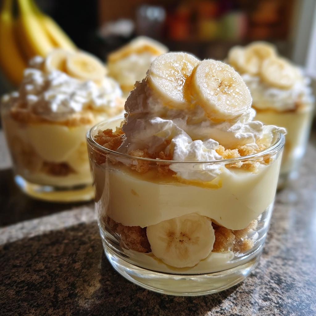 individual banana pudding cups