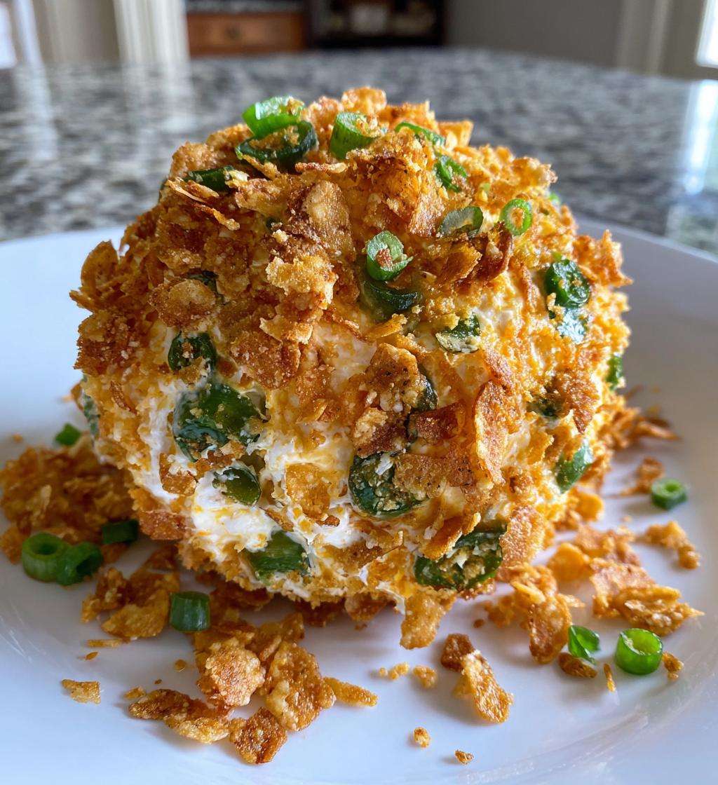jalapeno popper cheese ball - detail 1