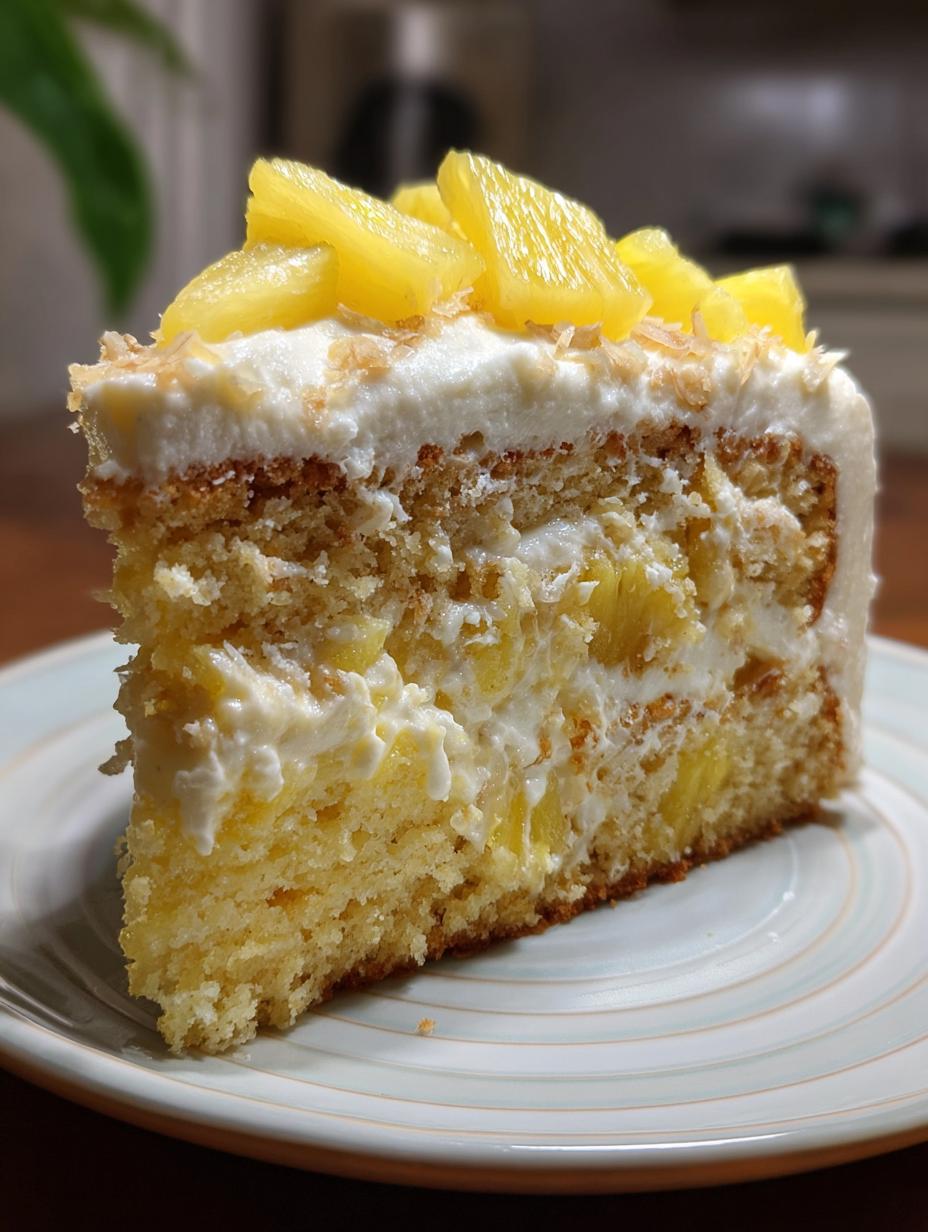 juicy pineapple heaven cake