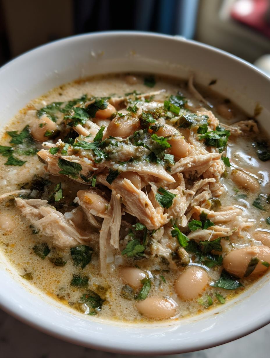 keto white chicken chili hey keto mama - detail 1