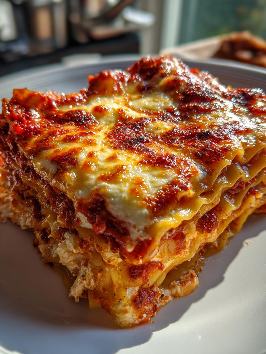 lasagna casserole with ricotta
