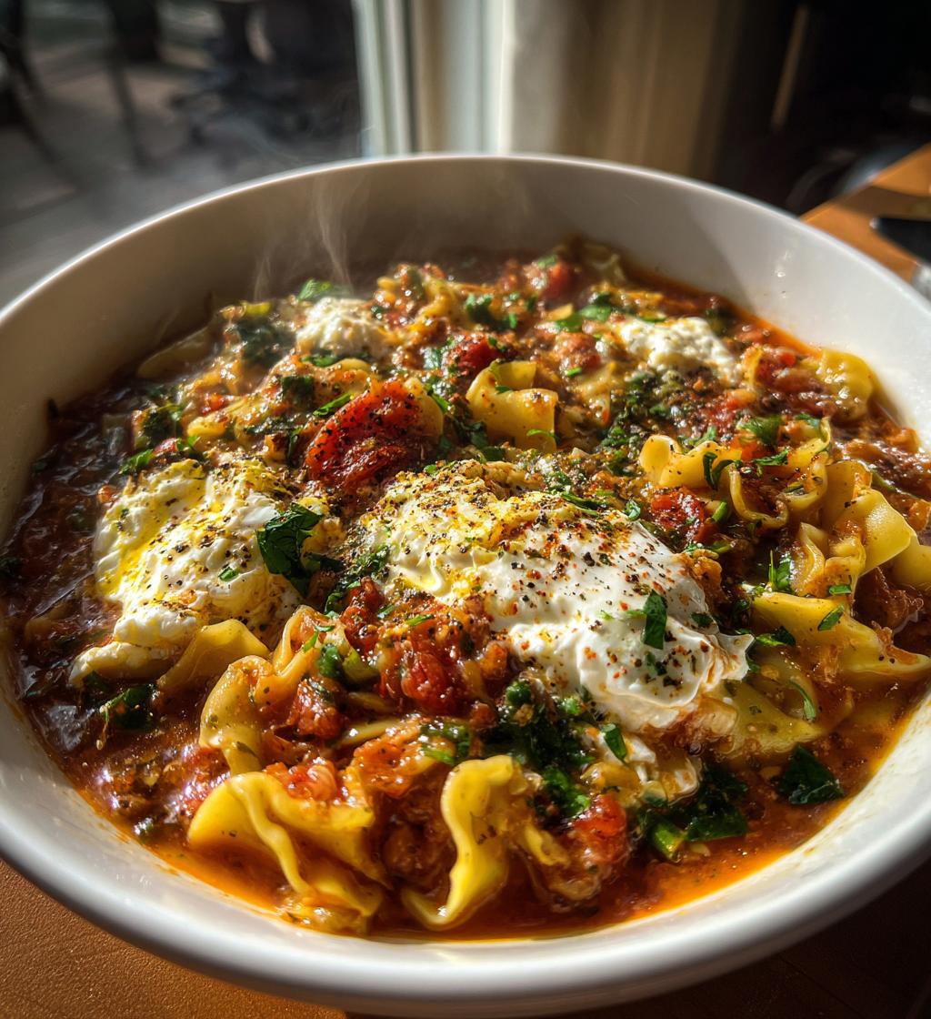 lasagna soup
